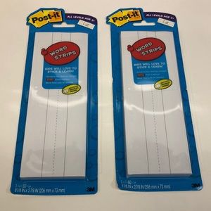 Two New Post-it Word Strips